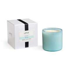 LAFCO New York Marine candle in a hand-blown glass vessel, 15.5 oz