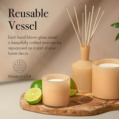 Paloma Melon candle packaging and label by LAFCO New York