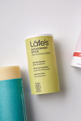 Lafe's vegan cruelty-free deodorant icon signaling ethical, plant-based formula.