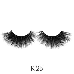 Laflare 3D mink lashes closeup shows delicate, layered strands for seamless blending.