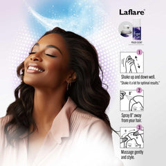 Laflare travel-size 80 ml bottle offers on-the-go cooling and refreshment.