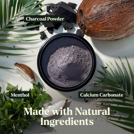 Lagunamoon 50g charcoal powder packaging
