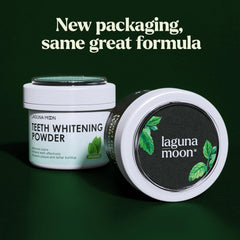 Lagunamoon Teeth Whitening Powder packaging and label