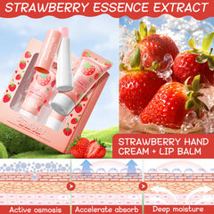 Bundle box shot of the LAIKME strawberry skincare duo