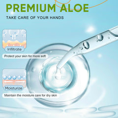 LAIKME gift set display featuring three aloe hand creams