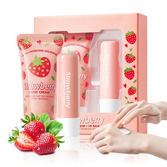 LAIKME Strawberry Hand Cream 15g provides quick moisture for dry hands