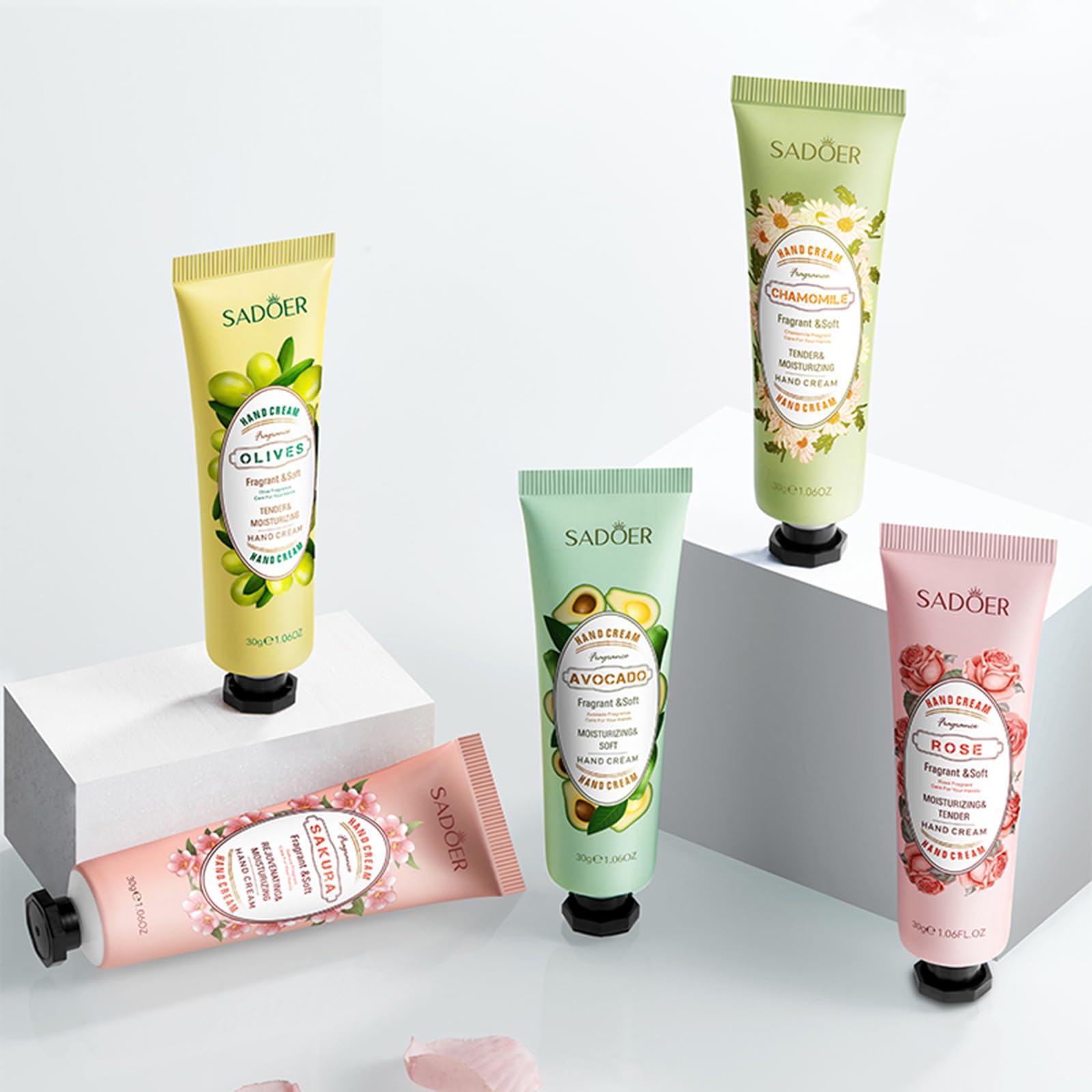Laikme travel-size hand cream set image highlights compact, purse-friendly moisture on the go