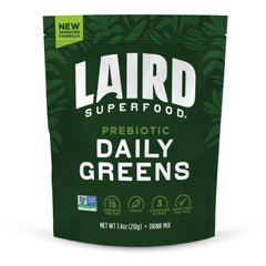 Laird Superfood Prebiotic Daily Greens Powder 7.8 oz bag