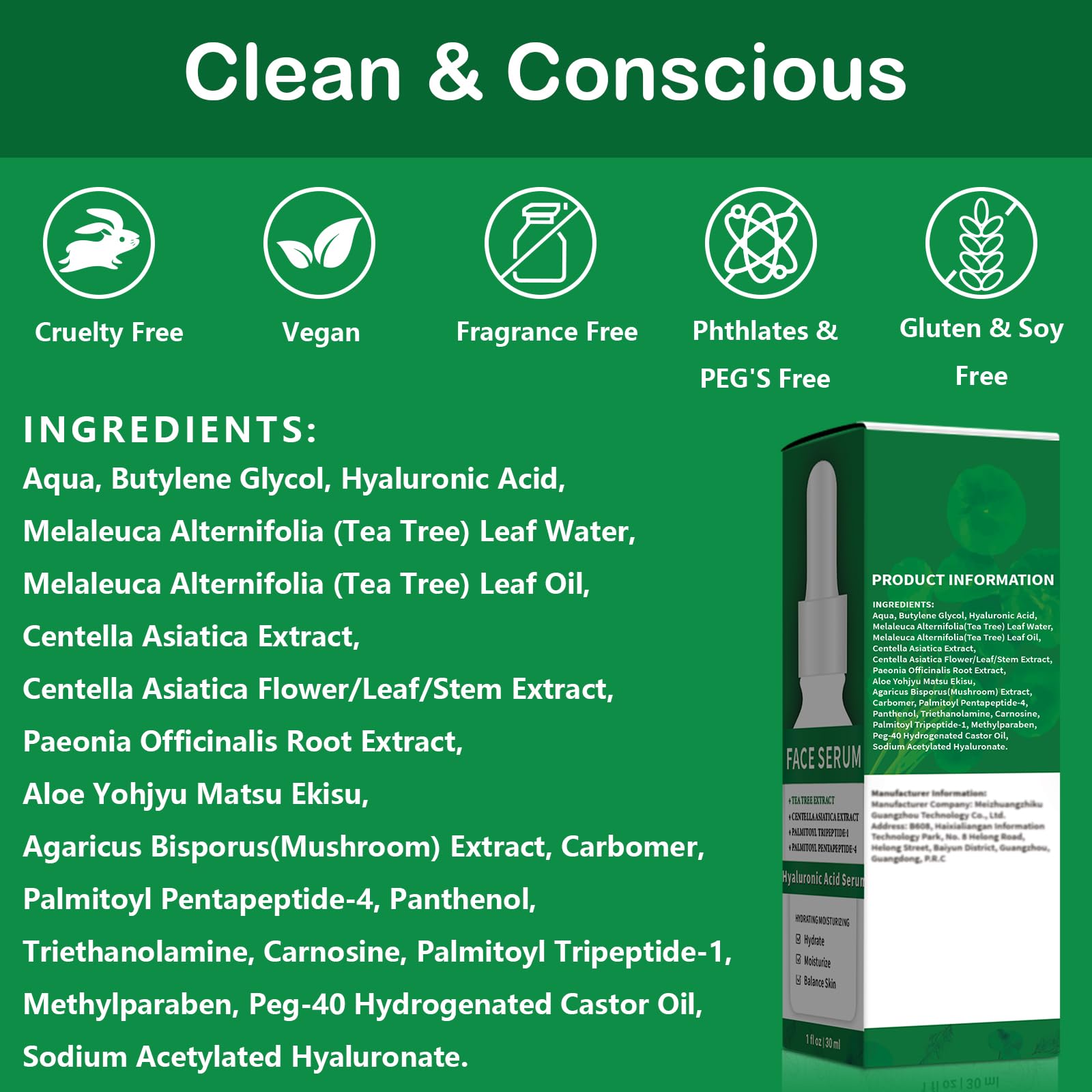 LAKIBOLE centella soothing serum close-up emphasizes calming comfort