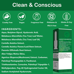 LAKIBOLE centella soothing serum close-up emphasizes calming comfort