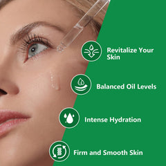 LAKIBOLE peptide firming close-up highlights smoother skin appearance