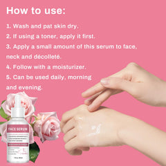 LAKIBOLE Serum usage on clean skin shows gentle layering.