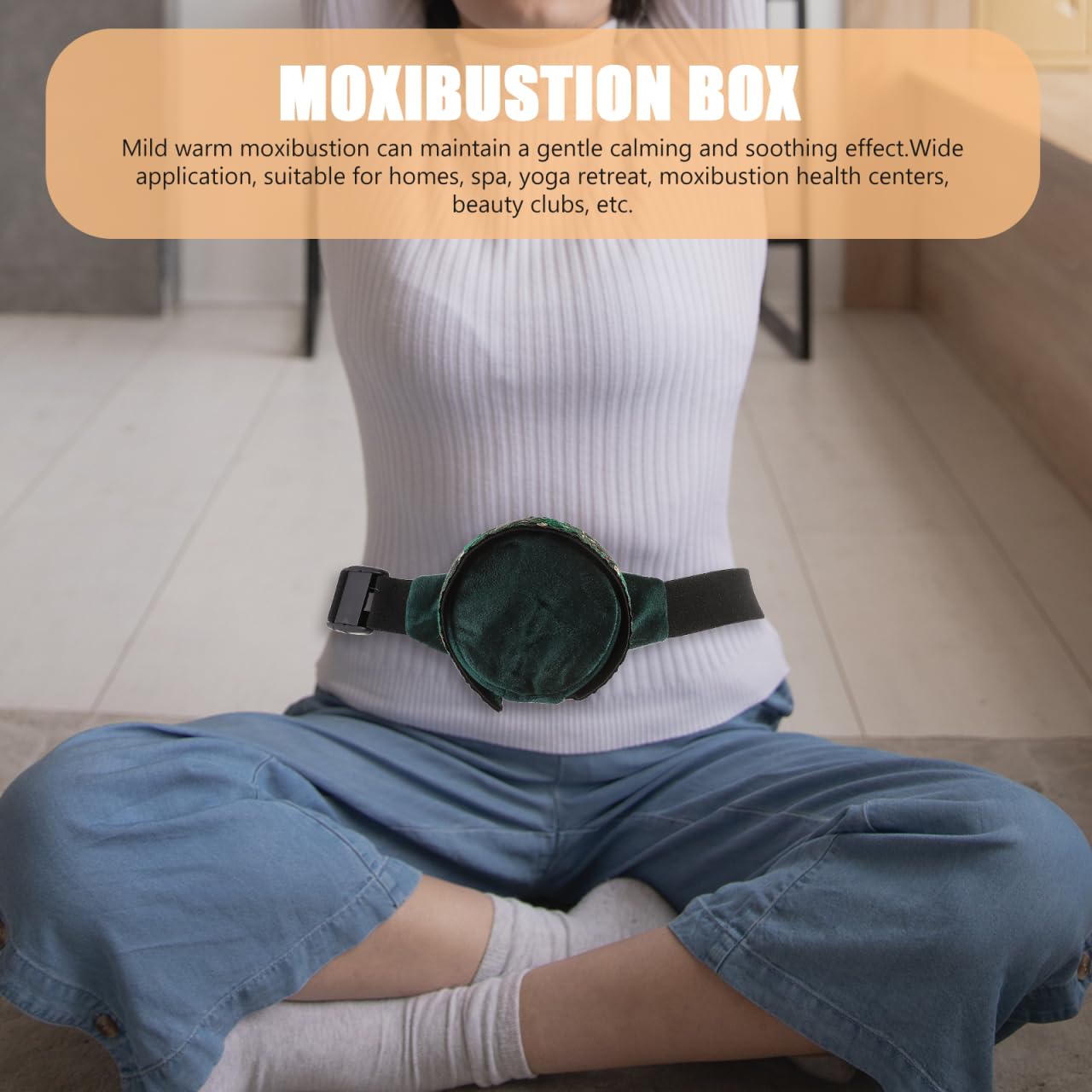 Full-body moxibustion box usage visualization