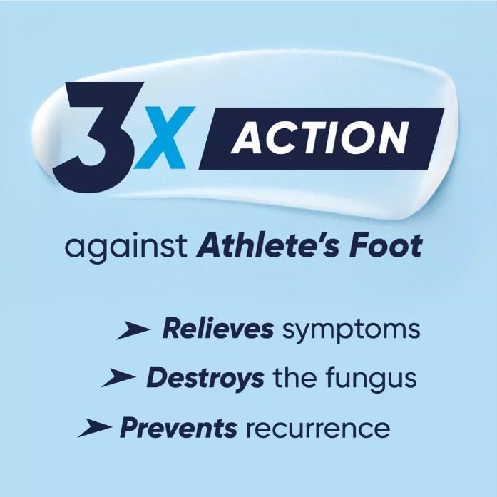 Lamisil product scene suggests fast symptom relief during daily routines.
