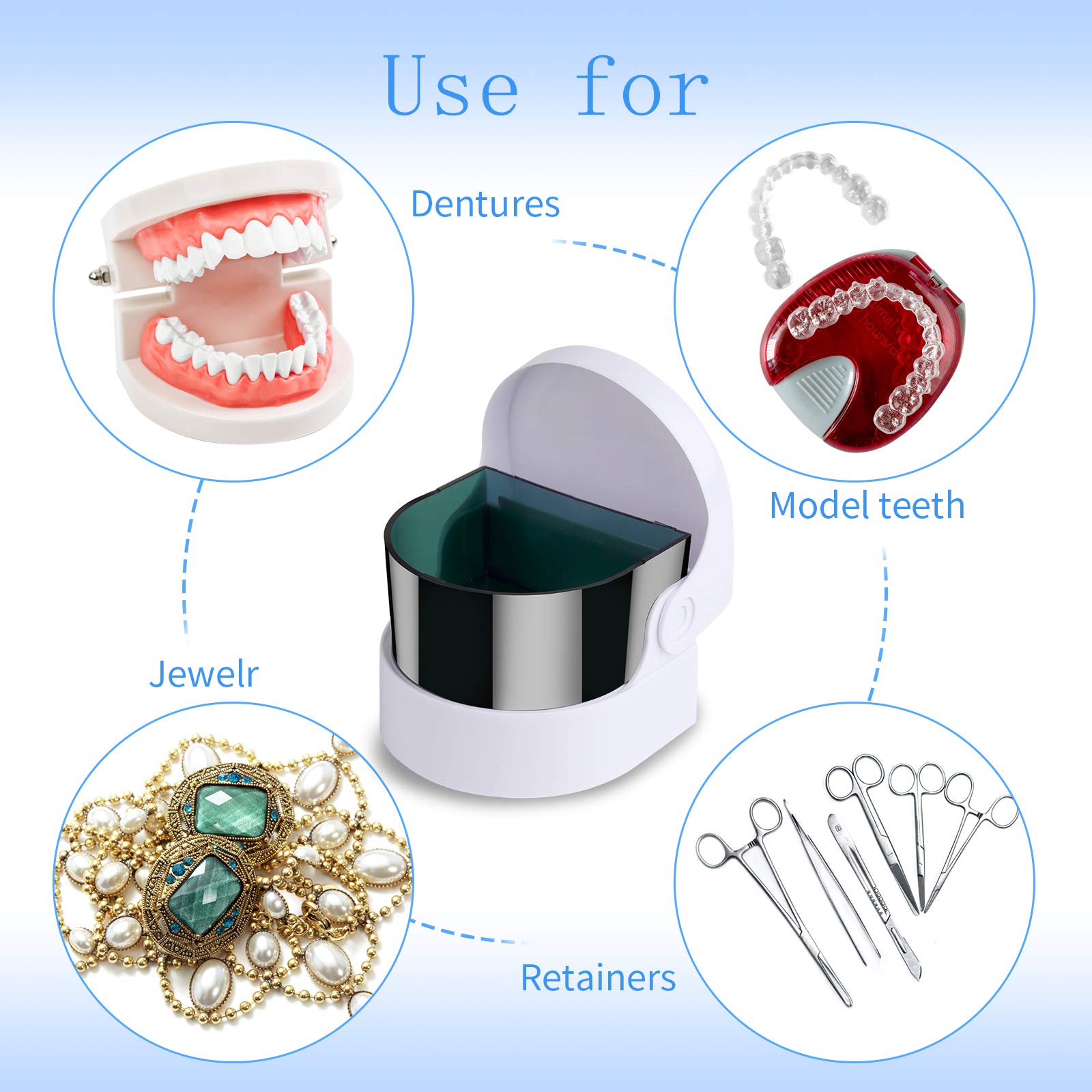 Cleaning basket and accessories