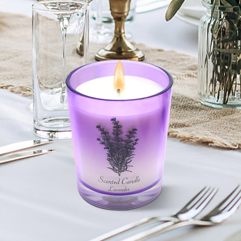 Lamway lavender candle as a stocking stuffer idea for holidays.