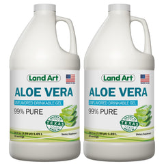 Heartburn relief with aloe vera drinkable gel