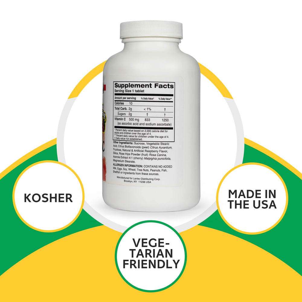 Landau Vitamin C chewables with acerola ingredients