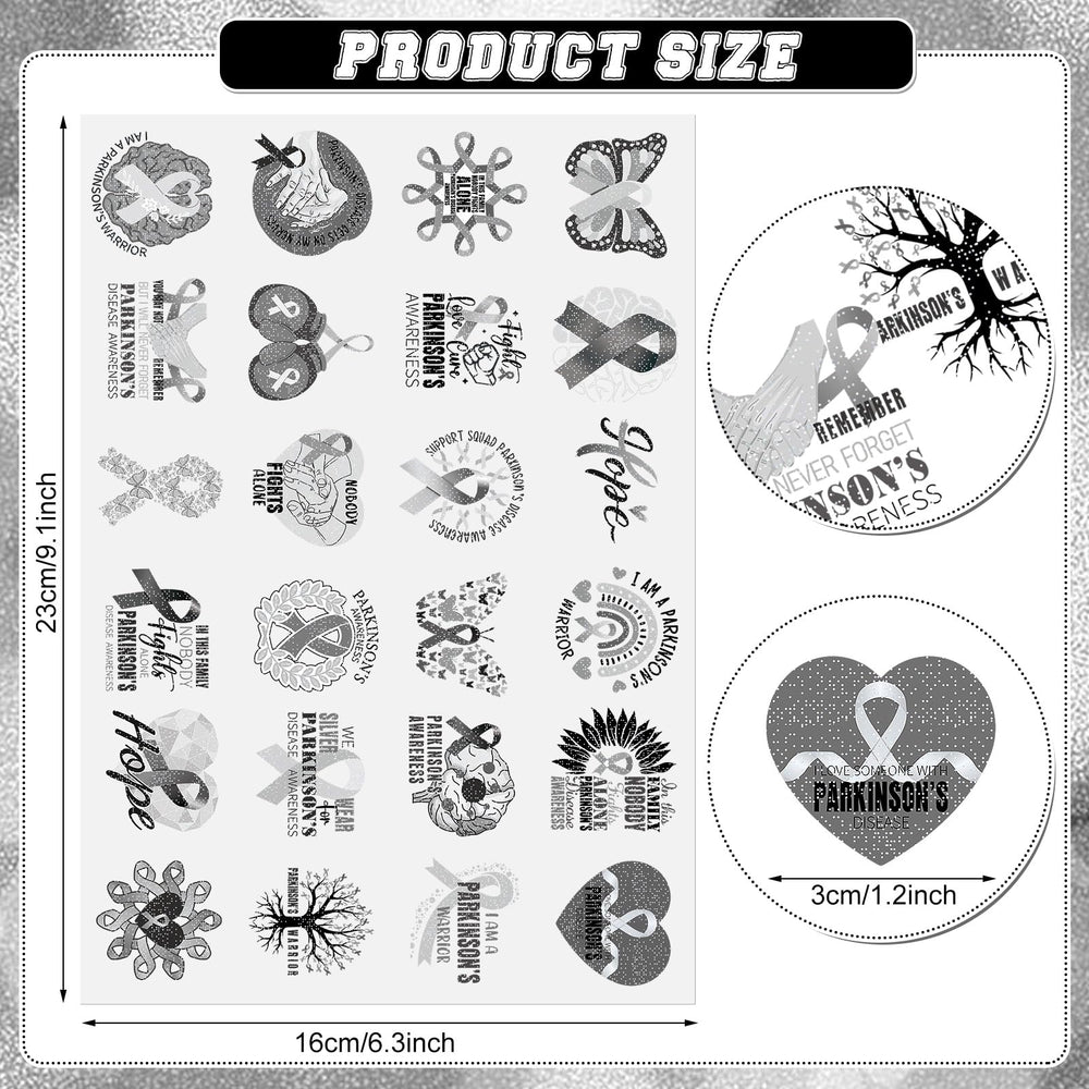 Landhoow gray ribbon tattoos show 24 designs for campaigns