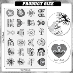 Landhoow gray ribbon tattoos show 24 designs for campaigns
