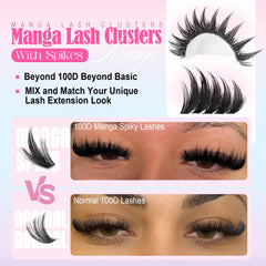 Lanflower 300pcs high capacity kit for endless lash creativity