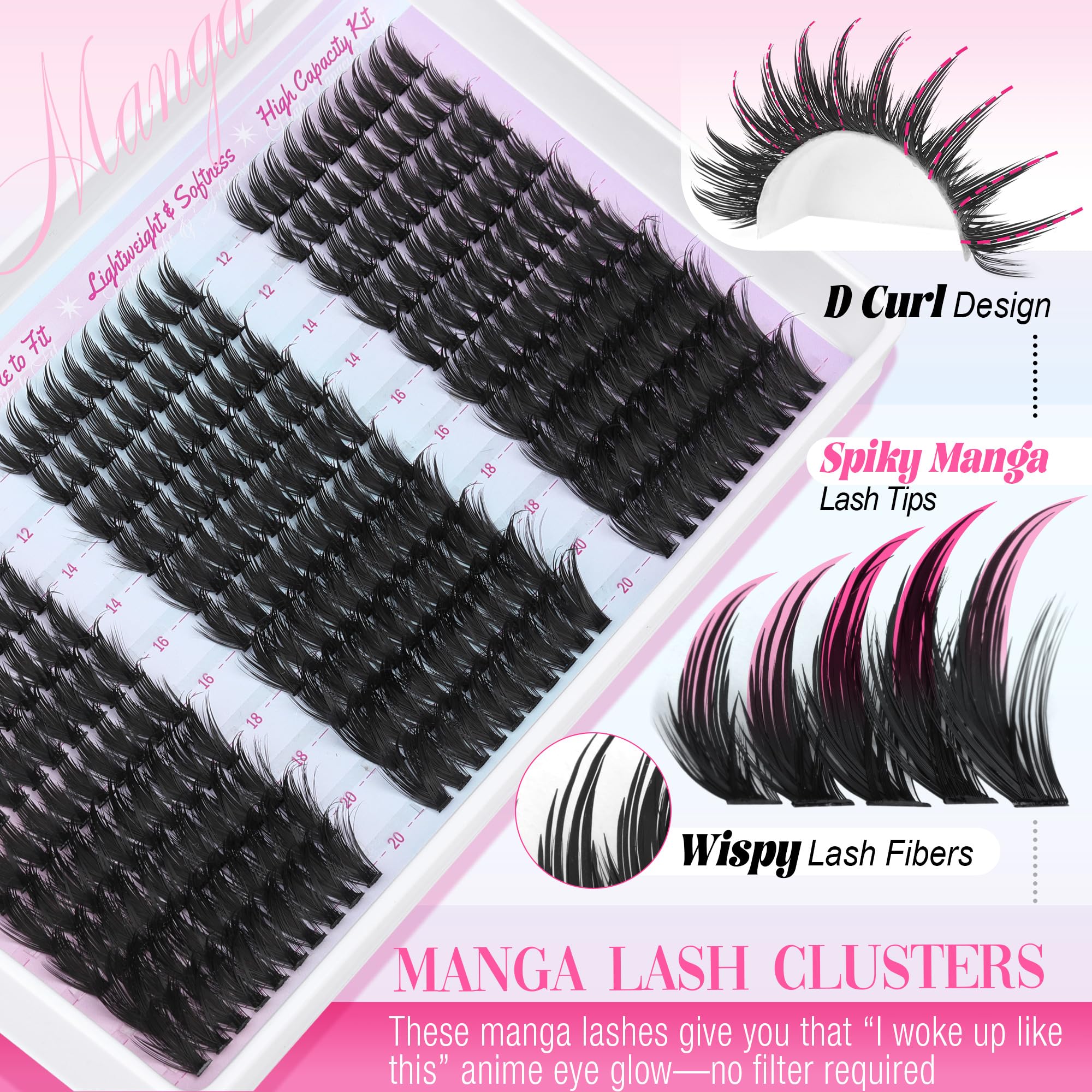 Lanflower beginner friendly lash kit for easy at home application