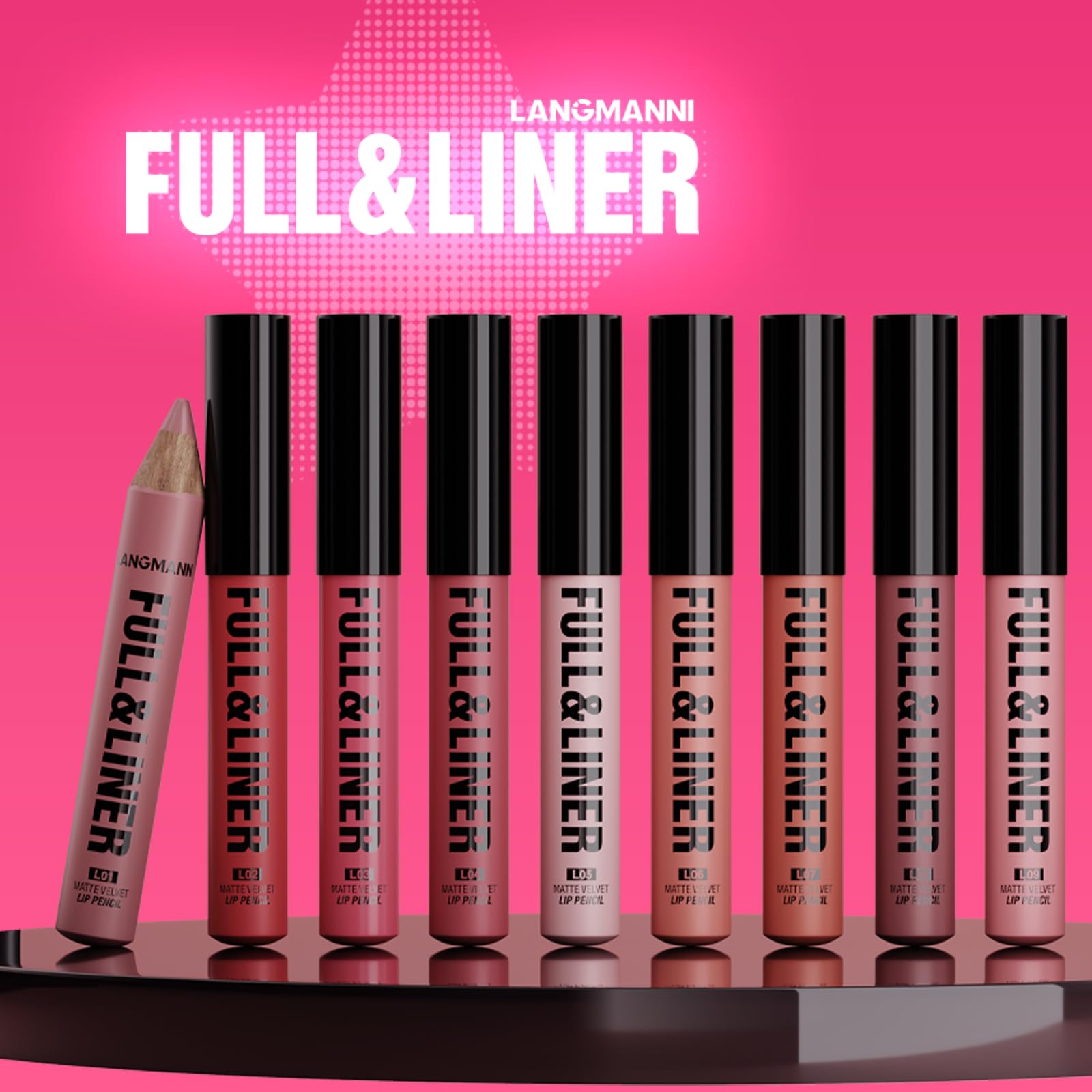 LANGMANNI full-lip fill with creamy formula for even color