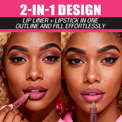 LANGMANNI lip liner with sharpenable tip ensures defined edges