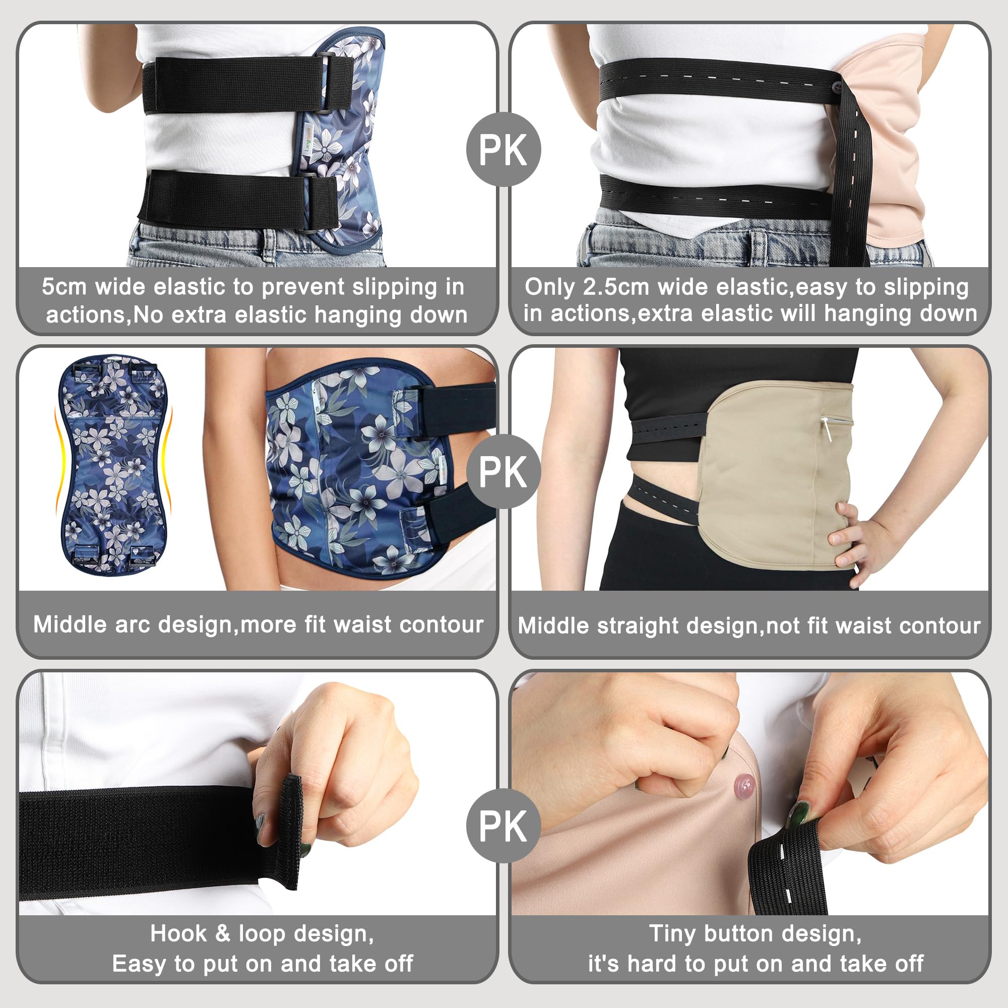 Close-up of soft two-layer cotton material and leakage-free outer layer