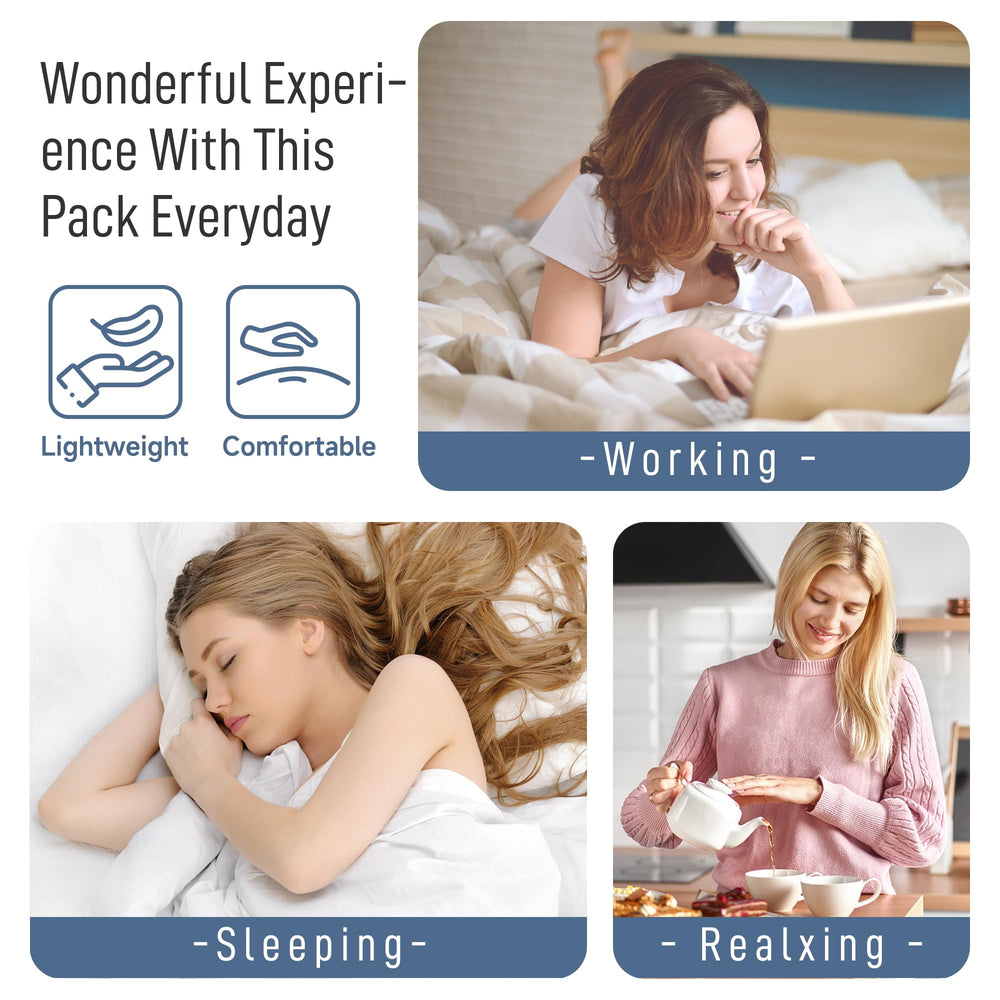 Castor oil pack kit with storage pouch and optional heating pad