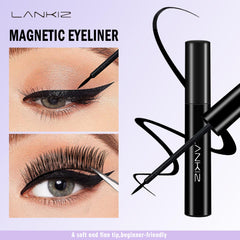 LANKIZ magnetic eyelash glue pack 2 demonstrates beginner-friendly precision.