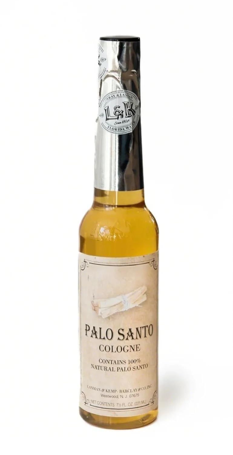 Lanman & Kemp Palo Santo Cologne 221ml bottle front, calming aroma for daily rituals.