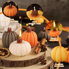 Orange soy wax votive tea lights from Lanpn fall collection