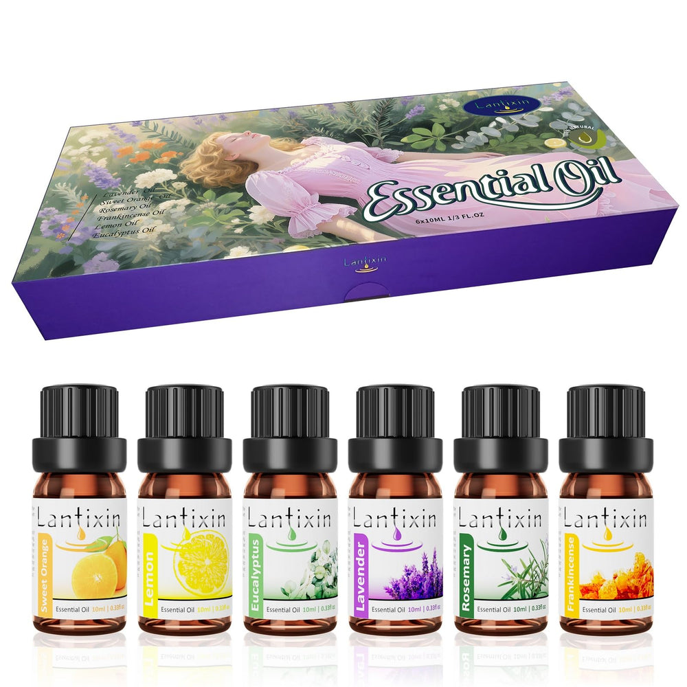 Lantixin essential oil blends 6-pack bottle set