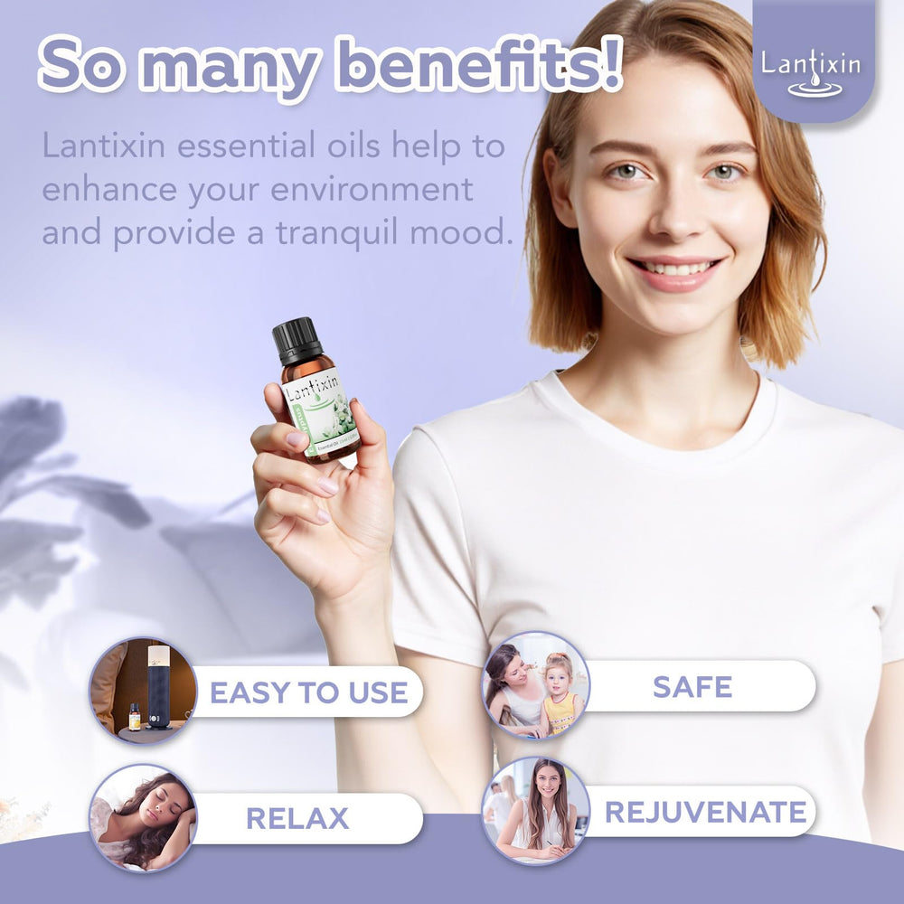 Eucalyptus essential oil being used with a diffuser