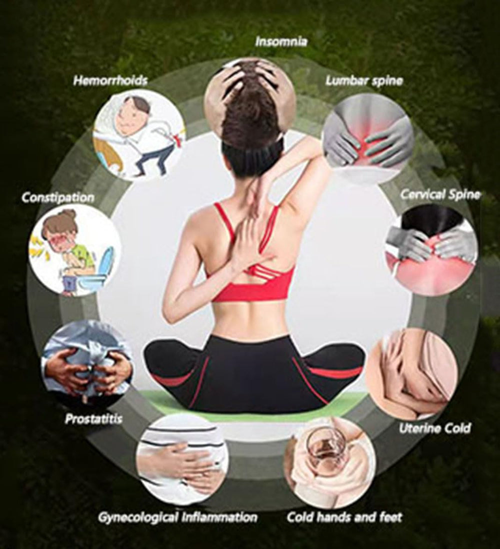 Heat-resistant tray for safe moxibustion use