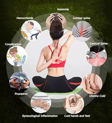 Heat-resistant tray for safe moxibustion use