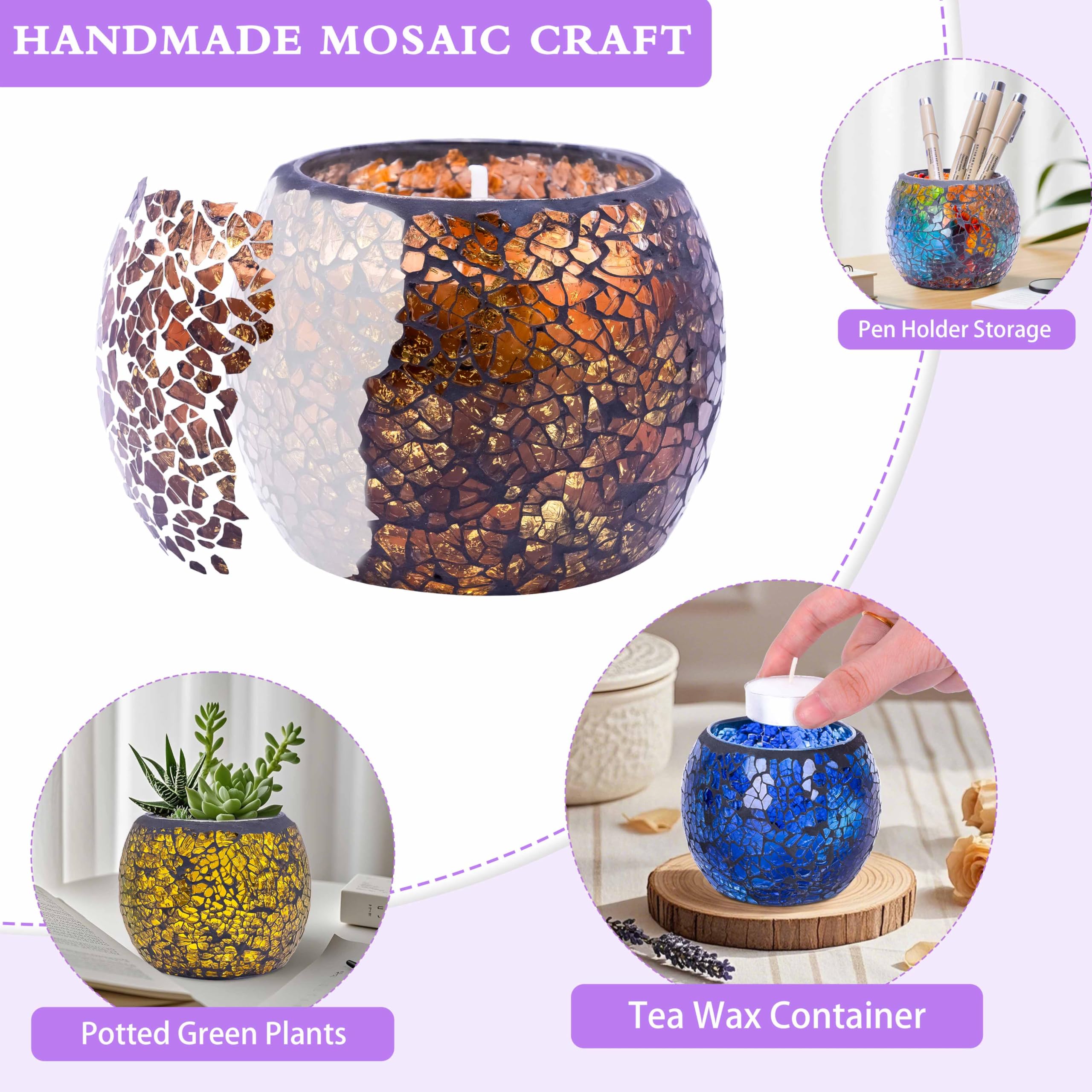 Larcenciel mosaic gift box packaging enhances gifting appeal.