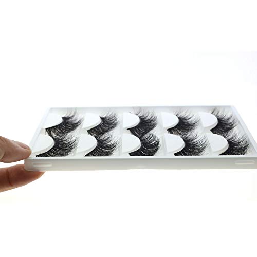 LASGOOS 3D mink lashes in a messy style for soft glam.