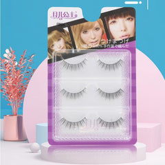 LASGOOS natural-length 6-10mm lashes enhance everyday eye makeup