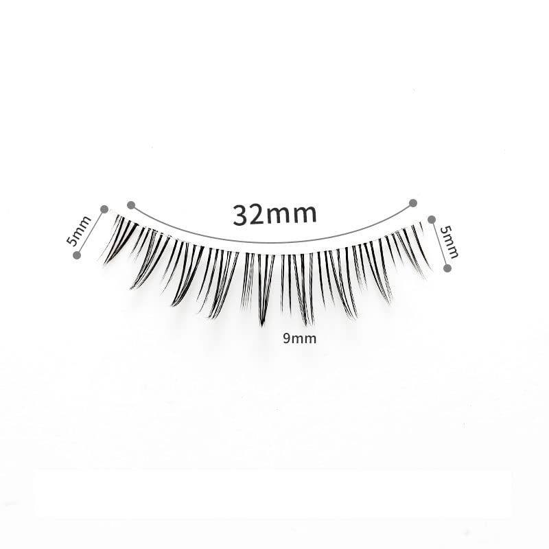 LASGOOS handmade synthetic lashes offer lightness and easy application.