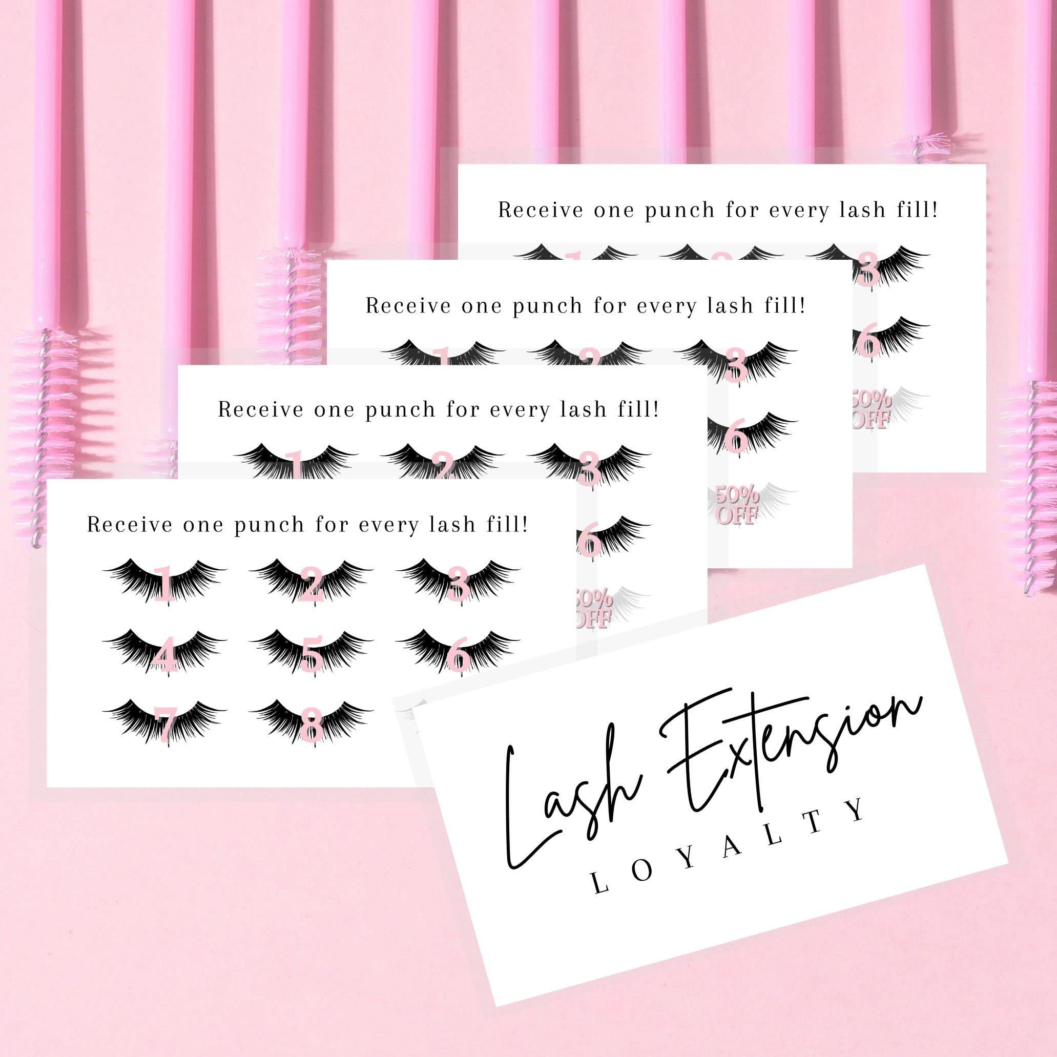 Lashicorn minimalist black and white design fits a clean lash studio aesthetic.