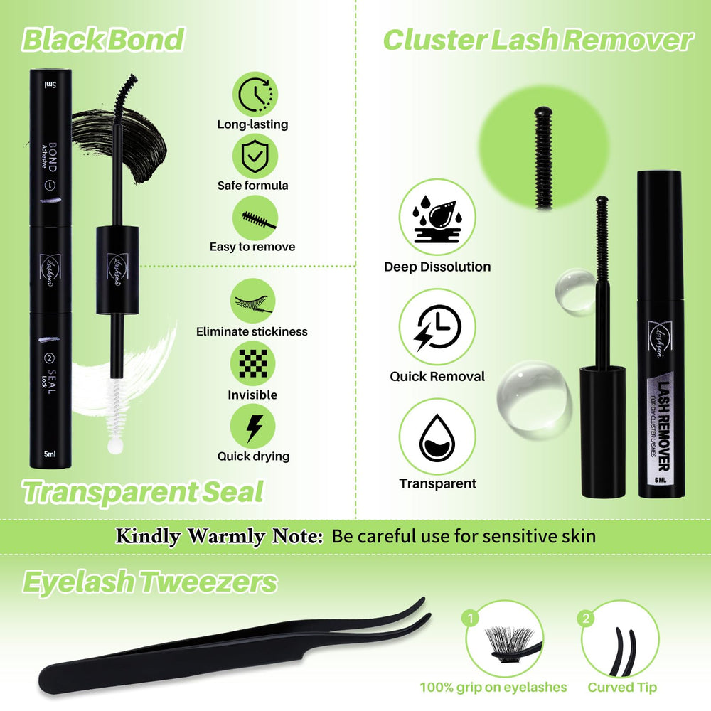 LASHSUN lash remover tool in gentle cleanup.