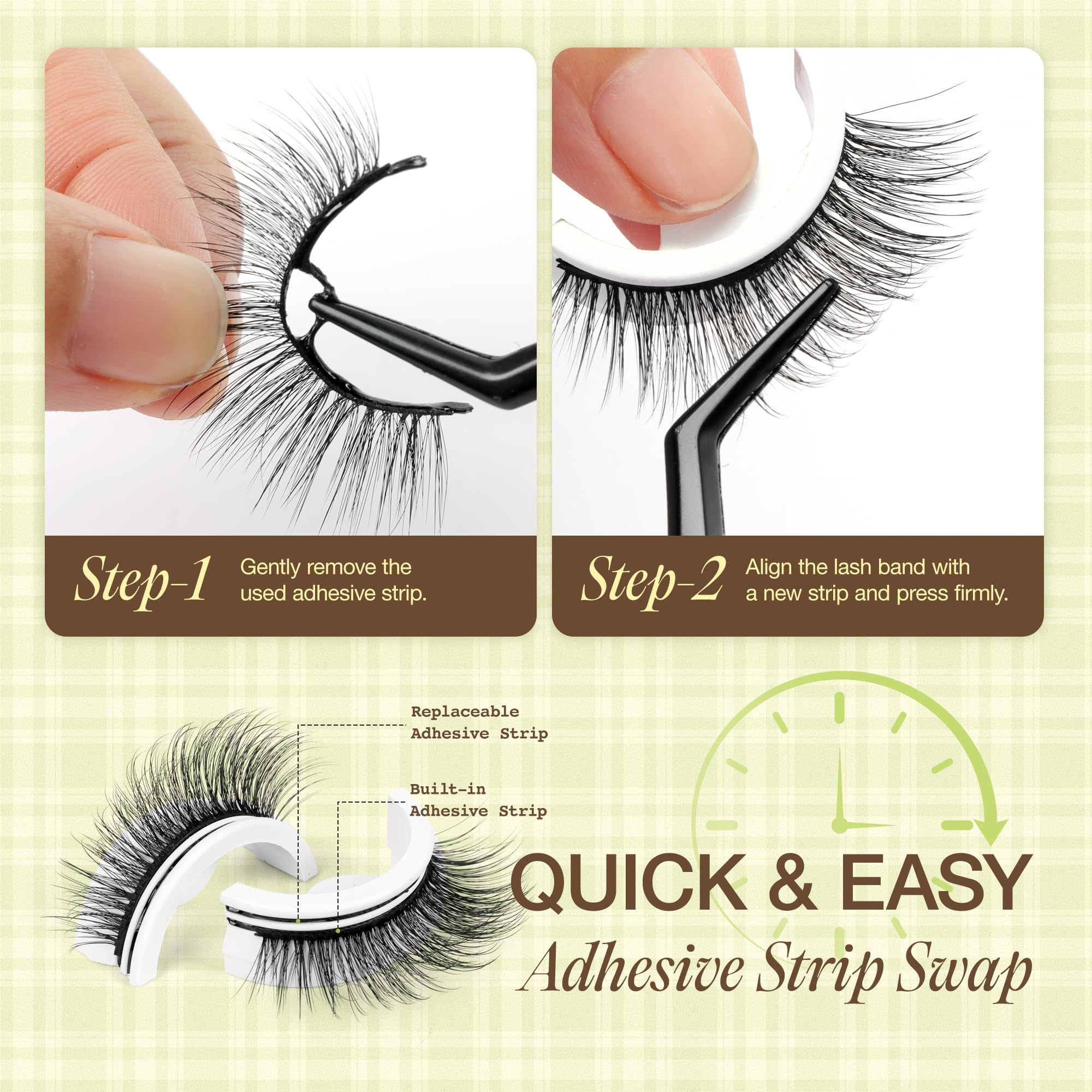 LASHVIEW all-day comfortable lashes staying put through activities