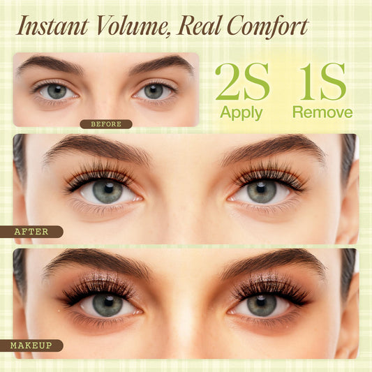 LASHVIEW CV219 soft flexible lash band close-up for all-day comfort.