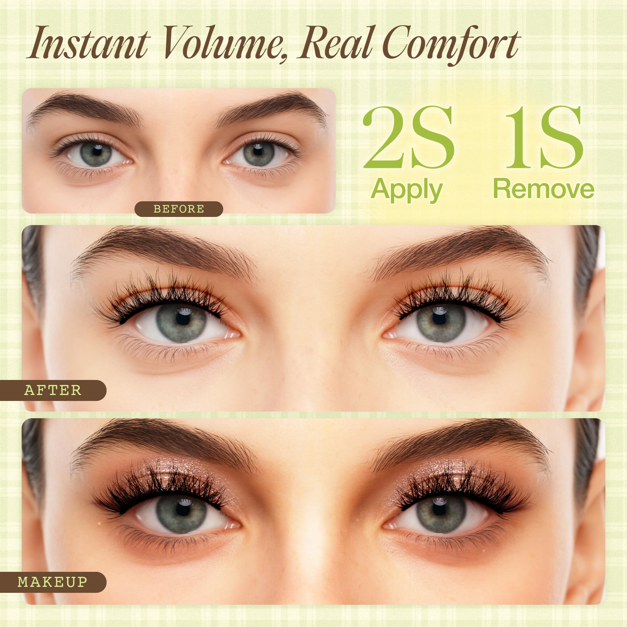 LASHVIEW cat-eye wispy lashes offering quick glam with secure hold