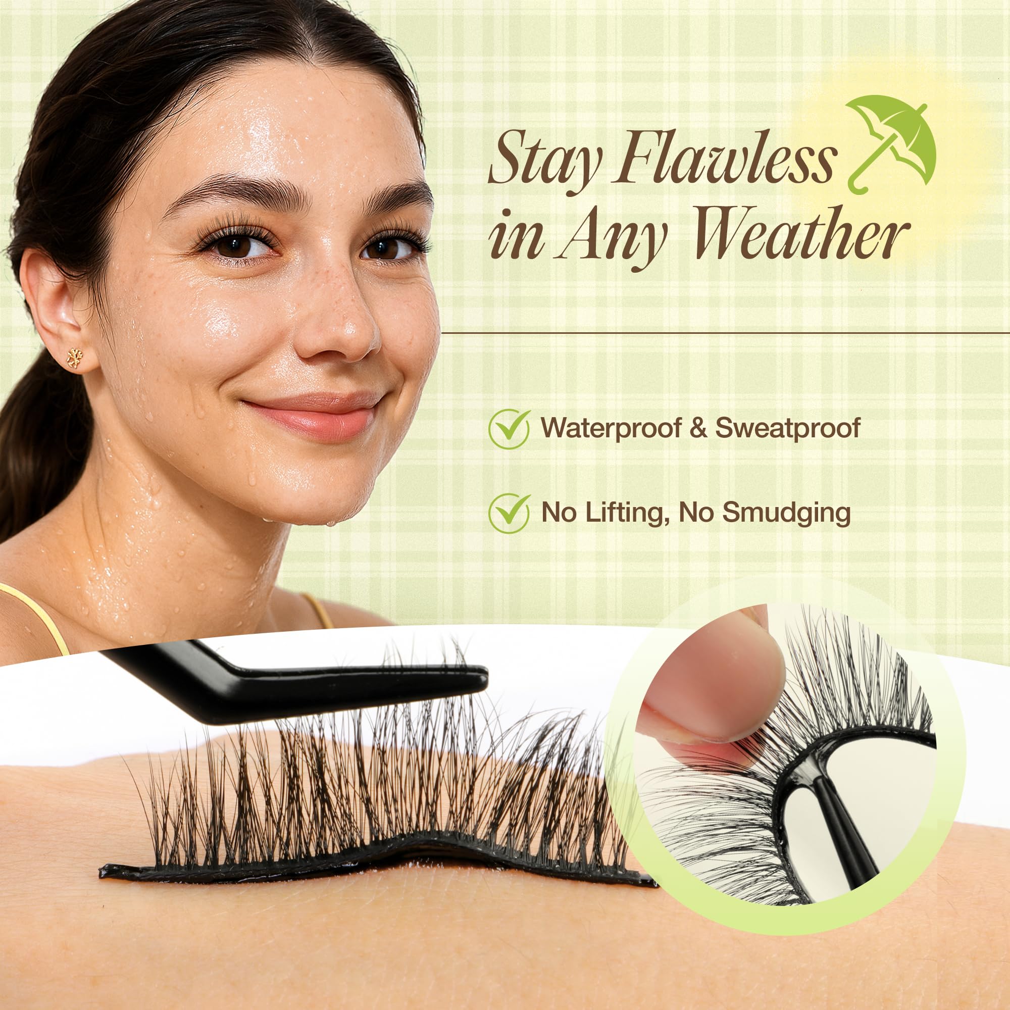 LASHVIEW soft flexible lash band providing lightweight comfort