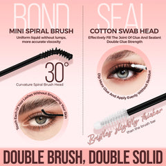 LASHVIEW 3 step application guides easy DIY lash extensions