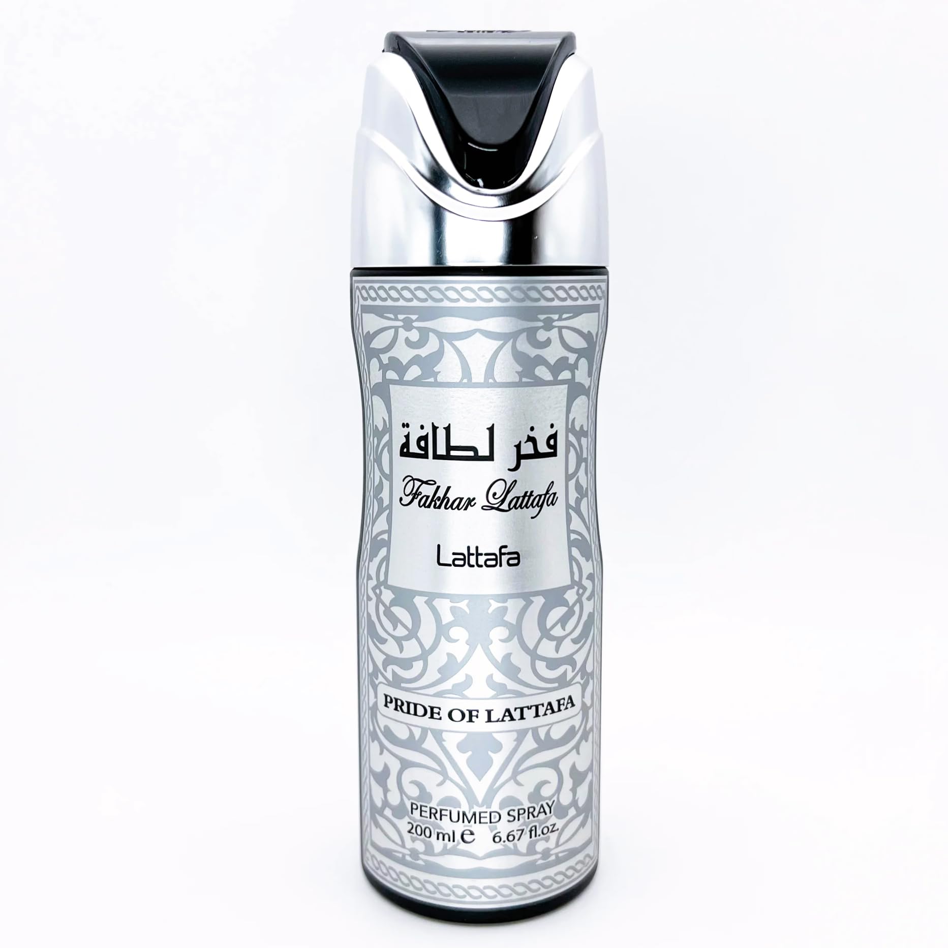 Lattafa Fakhar Men lifestyle shot with confident, fresh scent trail