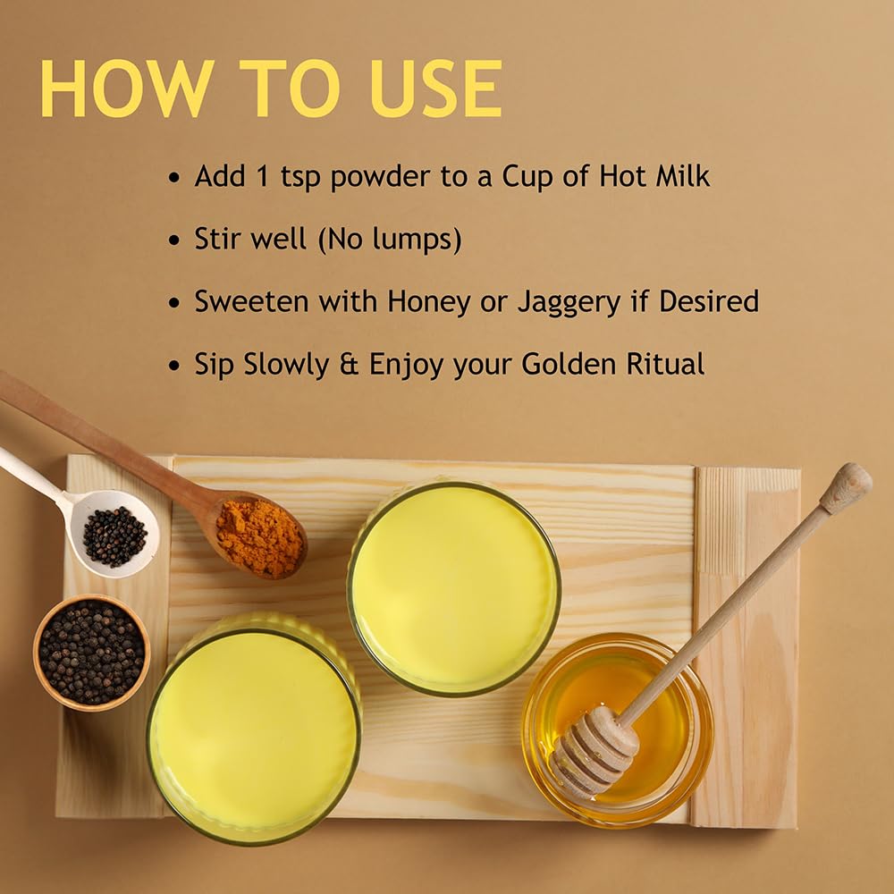 Latte preparation showing directions